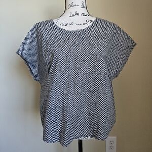 Eileen Fisher Boxy Top Womens M Organic Cotton Lightweight